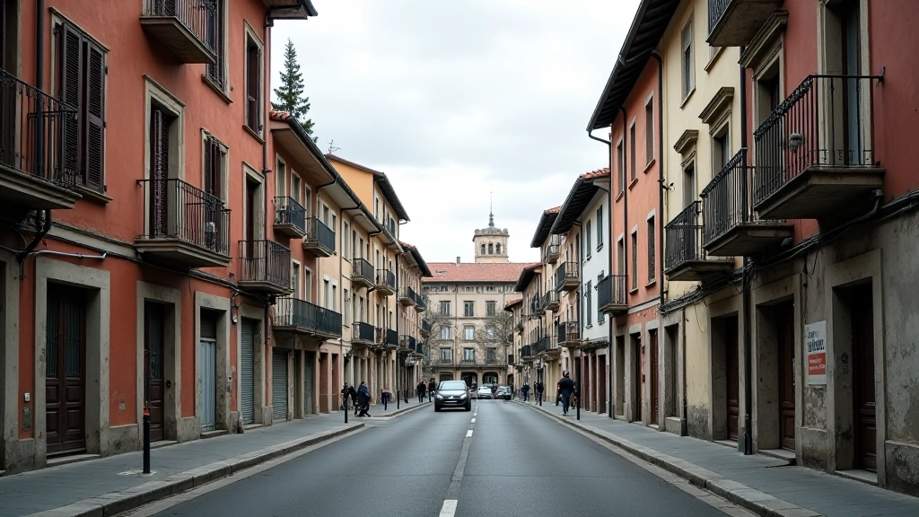Quartiere in trasformazione a Torino